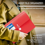 BAZIC Products 13-Pocket Poly Expanding File, A4/Letter Size, 6-Case - Image 4