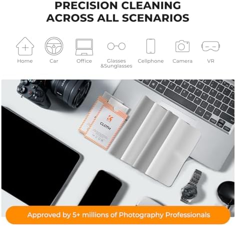 K&F CONCEPT Microfiber Lens Cleaning ClothX30,Glasses Cleaning,High Density - Image 4
