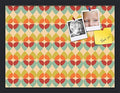 PinPix 20x15 inch Cork Bulletin Board. This Decorative Framed Pin Board Comes with Abstract Pattern in Color Design and Satin Black. Ideal for Home, Office Decor or School (PinPix-564) by PinPixBulletinBoards