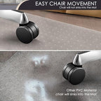 Kuyal Office Chair Mat for Carpet, Set of 2, Heavy Duty Computer Chair Mat - Image 3