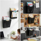 Azar Displays 250088-BLK-2PK Single Vertical Pocket Wall Mount Acrylic File Holder, Letter Size, Black (2-Pack) - Image 6