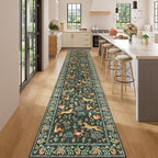 DUKINO 2x14 Runner Rug for Hallway, Soft Animal Washable Runner Rug, Black - Image 3