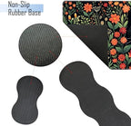 TGFEWYTJYJ Extended Gaming Mouse Pad,Memory Foam Ergonomic Keyboard Mouse Wrist Rest Support Set,Large Desk Mat with Stitched Edges,Non-Slip Base Mousepad Home Office,Cute Black Cats - Image 3