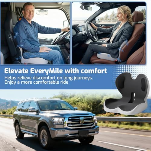 Seat Cushion,Memory Foam Chair Cushion for Office and Car - Image 5
