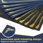 Fainne 120 Pack Certificate Holders Bulk, Diploma Covers, Navy Blue & Black - Image 4