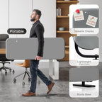 DECOLAB Desk Dividers, Portable Table Partition Panel 48"x18", Steel - Image 4