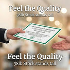 Signature Specialty Certificates, Green Bold Foil Border, 50 Sheets - Image 5