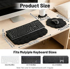 Ergonomic Keyboard Stand with Wrist Rest and Mouse Pad Set for Pain Relief - Image 2