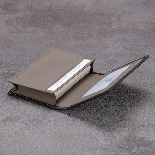 HISCOW Full Grain Leather Business Card Holder Case - Image 4