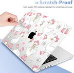 May Chen for 2026 MacBook Pro 14-inch M5 M4 M3 M2 M1 Pro/Max Chip, Release 2026 2025-2021, Model A3427 A3426 A3434 A3112 A3401 A3185, Plastic Hard Shell with Keyboard Cover, Cute Goose Spring - Image 3