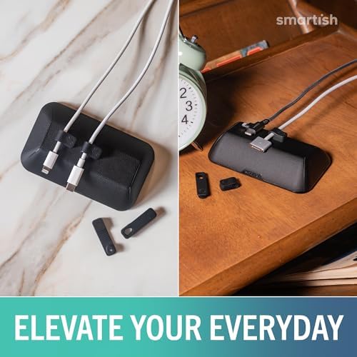 Smartish Magnetic Cord Holder, Bigger Cable Wrangler, Office Desk Organizer - Image 4