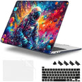 for MacBook Pro 16 inch Case 2019 2020 Release Model A2141, Plastic Hard Shell Cover with Keyboard Cover & Screen Protector for MacBook Pro 16 inch with Touch Bar & Touch ID - Astronaut by WelcomeViseNewitems