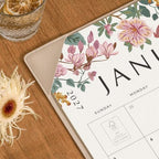 Cabbrix Desk Calendar 2027, Large Desk Pad Calendar 22 x 17" (Apricot) - Image 3