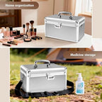 Silver Medication Combination Lock Boxes with Code Medium - Image 6