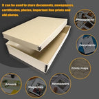 Golden State Art, Archival Storage Box, Tan-11x17x3 Inch, Pack of 2 - Image 6