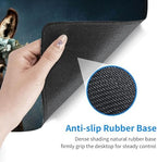 Desk Mat, Mouse Pad with Wrist Rest, 4-in-1 Large Mouse Pads for Desk, Ergonomic Mouse Pad and Keyboard Wrist Rest Gaming Keyboard Mat for Office,Donkey with Flower Crown - Image 4