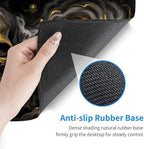 Desk Mat, Mouse Pad with Wrist Rest, 4-in-1 Large Mouse Pads for Desk, Ergonomic Mouse Pad and Keyboard Wrist Rest Gaming Keyboard Mat for Office,Funny Skull - Image 4