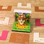 3D Memo Pad, 3D Calendar 2027, Time Piece Calendar, Tear-Off Calendars 2027, 3D Paper Carving Art Memo Pad, Art Carving Sticky Notes for Office Home Gifts Ornaments (Pixel Corgi) - Image 4