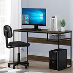 FURINNO Moretti Lifestyle Study Desk, 45 Inches, Columbia Walnut - Image 2