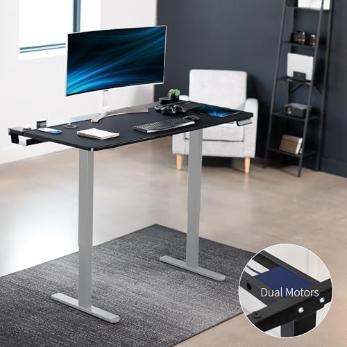 VIVO Black 60 x 30 in Standing Desk, DESK-KIT-E2G-P3B - Image 4