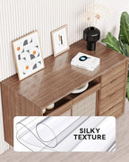 Oterri Clear Writing Desk Pad, 20’’x40” Heat Resistant Waterproof PVC Round Edge Durable Desk Protect Mat, Anti-Static Writing Mat Table Protector - Image 3