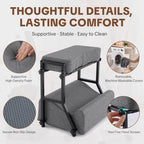 BALAPET Adjustable Foot Rest Under Desk, 3 Heights and Heel Support - Image 5