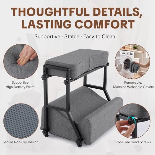 BALAPET Adjustable Foot Rest Under Desk, 3 Heights and Heel Support - Image 5