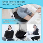 Office Chair Cushions for Back and Butt, Ergonomic Chair/Seat Cushion for Long Sitting, Sitting Pillow for Automobile, Wheelchair, Computer, Office Chair Hip Support Black - Image 5