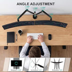 WALI Vertical Dual Monitor Mount for 13-40 inch Screens, up to 26.4 lbs - Image 4