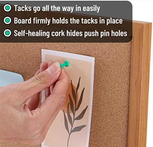 Mr. Pen- Cork Board, 24”x36”, Bulletin Board, Cork Bulletin Board - Image 4