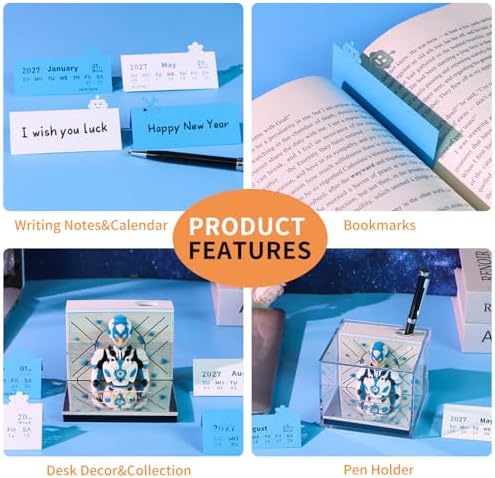 3D Memo Pad, 3D Calendar 2027, Time Piece Calendar, Tear-Off Calendars 2027, 3D Paper Carving Art Memo Pad, Art Carving Sticky Notes for Office Home Gifts Ornaments (Infinite Future) - Image 5