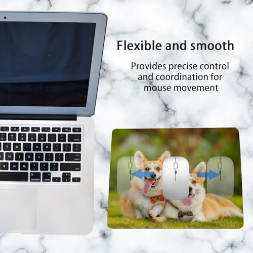 80 PCS White Mouse Pad 3mm Thick for Heat Press Printing,Bulk Mousepad Blanks for Heat Transfer Crafts 22x18x0.3CM - Image 4