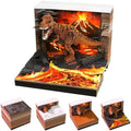 3D Calendar 2027,Time Piece Calendar 2027,Cute Dinosaur 3D Art Notepad Calendars,3D Memo Pad,Tear Away Calendars,Christmas Gift,New Year Gift,paper sculpture calendar (Flaming T-Rex) by WelcomeHOTOYMDS%EF%BC%81