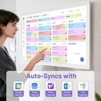 32" Smart Digital Calendar, Family Chore Chart & Photo Frame - Image 2