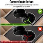Wood Car Desk for Laptop, Foldable Car Tray Table with 360° Rotating Cup Holder, Wooden Car Food Tray & Steering Wheel Desk for Tesla Model Y/3/S, Ford F150 & Most Vehicles - Image 4
