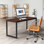 SHW 55-Inch Commercial-Grade Office Computer Desk, Cherry - Image 2