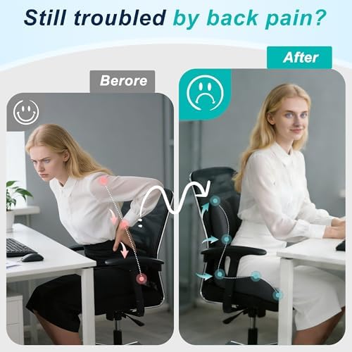 Seat Cushion for Office Chair, Ergonomic Cushion with Lumbar Support Pillow - Image 5