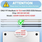 May Chen Case for M5/M4/M3/M2 MacBook Air 13 inch Case 2026-2022 Release - Image 2
