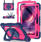 Scnioy for Galaxy Tab A11+ Plus / A9+ Case 11 Inch 2025/2023, Navy Pink by Scnioy