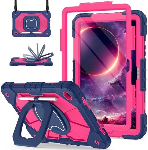 Scnioy for Galaxy Tab A11+ Plus / A9+ Case 11 Inch 2025/2023, Navy Pink by Scnioy