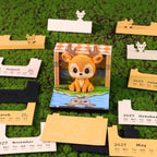 3D Time Piece Calendar 2027 With 52 Weekly Calendars, 3D memo pad tear away calendar 2027, Artsy Pads Suitable for Room and Office Desktop Decoration, Gift Giving (Deer) - Image 3