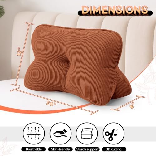 Lumbar Support Back Pillow for Office Chair, Couch, Sofa, Bed - Image 2