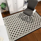 Office Chair Mat for Hardwood Floor, 60"x45" Easy Glide Computer Desk Mat Protector for Rolling Chair Under Desk Rug Nonslip Backing, Machine Wash, (Modern) by CHAKME