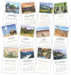 1Canoe2 2027 Mini Desk Calendar, Standing Desktop Calendar, National Parks - Image 2
