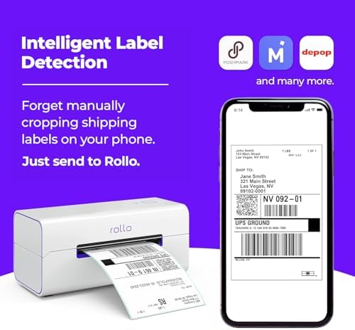 Rollo Wireless Shipping Label Printer - Wi-Fi 4x6 Thermal Label Printer - Image 4