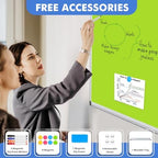 Double-Sided White Board Dry Erase Magnetic Whiteboard Wall 36x24 Green - Image 5