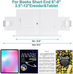 PATIKIL Book Stand for Reading, Metal Reading Rest Book Holder with Page Clips, Height Angle Adjustable, 360° Rotating Arm Suitable for Sheet Music, Laptop - Image 5