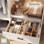 Bamboo Drawer Dividers, Expandable Kitchen Drawer Organizer - Image 7