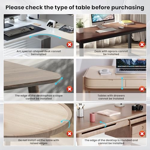 Large Keyboard Tray Under Desk, Pull Out Keyboard & Mouse Tray for Typing - Image 4