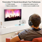 SIMOLIO Wireless TV Headphones for Seniors Hard of Hearing Bluetooth for PC - Image 3